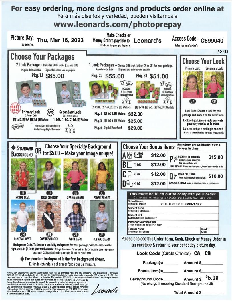 Spring Picture Flyer